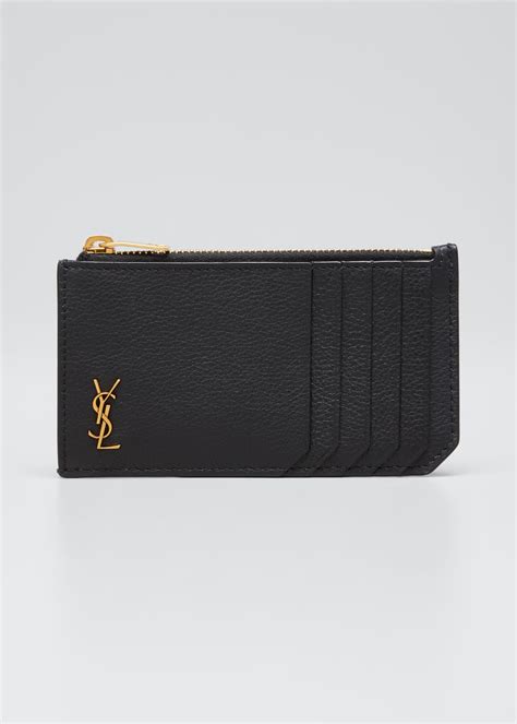 ysl zip card case|ysl card case sale.